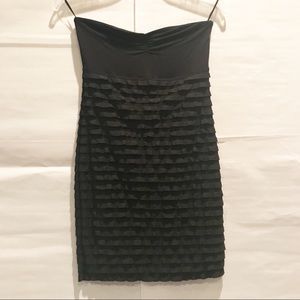 Black Short Strapless Dress Size XS/S